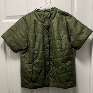 L.L. Bean Women's Olive Puffer Jacket